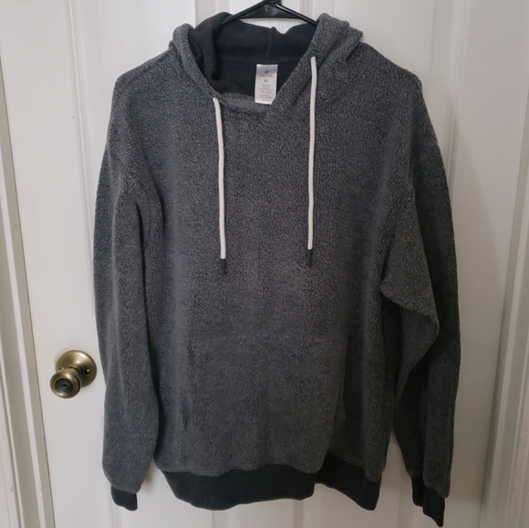Members Mark Reverse Fleece Hoodie Gray XL - Picture 1 of 5